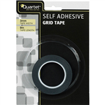 QUARTET GEOTAPE GRID TAPE CREPE 3MM X 9M BLACK
