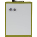 QUARTET BASICS WHITEBOARD 280 X 360MM GREEN FRAME