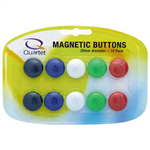 QUARTET MAGNETIC BUTTONS 20MM ASSORTED PACK 10