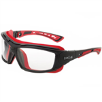 BOLLE SAFETY ULTIM8 SAFETY GLASSES CLEAR LENS WITH REMOVABLE STRAPREMOVABLE ARMS