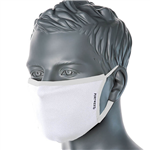 PORTWEST CV33 ANTIMICROBIAL FABRIC FACE MASK 3PLY WHITE