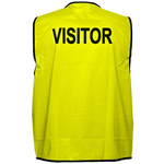 PRIME MOVER MV120 HIVIS VEST PRINTED VISITOR DAY USE ONLY