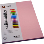 QUILL COLOURED A4 COPY PAPER 80GSM MUSK PACK 100 SHEETS