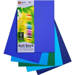 QUILL XL MULTIBOARD 210GSM A4 COLD ASSORTED PACK 50