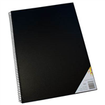 QUILL VISUAL ART DIARY 110GSM 120 PAGE A3 PP BLACK