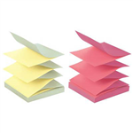 POSTIT R330UALT POP UP NOTES 76 X 76MM ALTERNATING PASTEL COLOURS PACK 12