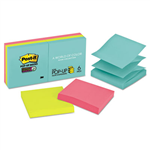 POSTIT R3306SSMIA SUPER STICKY POP UP NOTES MIAMI 76 X 76MM 90 SHEETS PACK 6