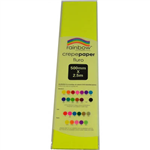 RAINBOW CREPE PAPER 500MM X 25M FLURO YELLOW