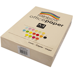 RAINBOW COLOURED A4 COPY PAPER 80GSM 500 SHEETS IVORY