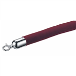 Q NYLON ROPE 25MM CHROME SNAP ENDS 15M RED