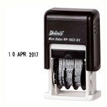 DESKMATE RP1822D3 MINI SELFINKING DATE STAMP 3MM BLACK