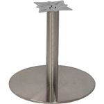 RAPIDLINE ROUND COFFEE TABLE FRAME 600MM STAINLESS STEEL
