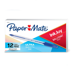 PAPERMATE INKJOY 100 BALLPOINT PENS MEDIUM BLUE BOX 12