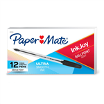 PAPERMATE INKJOY 100 BALLPOINT PENS MEDIUM BLACK BOX 12