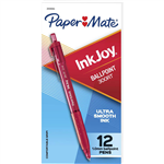 PAPERMATE INKJOY 300 RETRACTABLE BALLPOINT PEN 10MM RED BOX 12