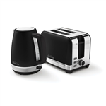 SUNBEAM THE CHIC COLLECTION KETTLES AND TOASTERS BREAKFAST SET BLACK