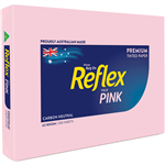 REFLEX COLOURS A3 COPY PAPER 80GSM PINK PACK 500 SHEETS