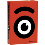 OPTIX COLOURED A4 COPY PAPER 80GSM RAZA RED PACK 500 SHEETS