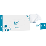 LIVI ESSENTIALS FACIAL TISSUES HYPOALLERGENIC 2PLY 100 SHEET