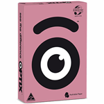 OPTIX BRIGHT TINTED COPY PAPER A4 80GSM ZING PINK 500 SHEETS