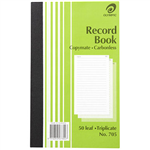 OLYMPIC 705 RECORD BOOK CARBONLESS TRIPLICATE 50 LEAF 200 X 125MM