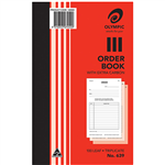 OLYMPIC 639 ORDER BOOK CARBON TRIPLICATE 100 LEAF 200 X 125MM