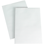 OLYMPIC WRITING PAD 8MM RULED 50GSM 200 PAGE A5 WHITE