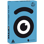 OPTIX COLOURED A4 COPY PAPER 160GSM INGA TURQUOISE PACK 200 SHEETS