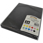 RAINBOW SPECTRUM BOARD 220GSM A4 BLACK PACK 100