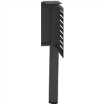 RAPID SPAN CORNER WORKSTATION SQUARE POLE BLACK
