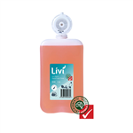 LIVI DELUX FOAMING HAND SOAP CARTRIDGE 1 LITRE CARTON 6