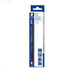 STAEDTLER 108 LUMOCOLOR PERMANENT GLASOCHROM PENCIL BLUE BOX 12