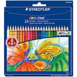 STAEDTLER 144 NORIS CLUB AQUARELL WATERCOLOUR PENCILS ASSORTED BOX 24