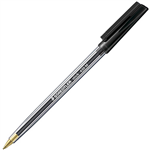 STAEDTLER 430 STICK BALLPOINT PEN MEDIUM BLACK CUP 50