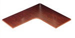 YS DESIGN WORKSTATION DESK TOP 1800 X 600MM MELAMINE COVER DARK CHERRY