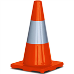 PROCHOICE TRAFFIC CONE REFLECTIVE HIVIS TAPE 700MM ORANGE