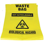 TRAFALGAR CLEANUP BIOHAZARD BAG 450 X 750MM YELLOW