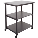 RAPIDLINE MOBILE UTILITY TROLLEY 3 TIER 800 X 600 X 900MM IRONSTONE