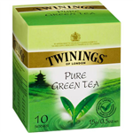 TWININGS PURE GREEN TEA BAGS PACK 10