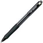 UNIBALL SN100 LAKNOCK RETRACTABLE BALLPOINT PEN 14MM BLACK