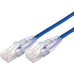 COMSOL ULTRA THIN NETWORK CABLE CAT6A 300MM BLUE