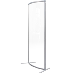 VISIONCHART WAVE SCREEN CURVED 1800 X 800MM CLEAR