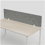 SANA ALTITUDE ABOVE DESK SCREEN 12MM THICK 1800 X 600MM MOONLIGHT