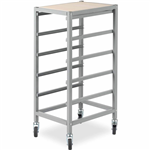 VISIONCHART EDUCATION MOBILE STORAGE TOTE TRAY TROLLEY 5 BAYS