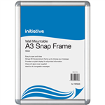 INITIATIVE SNAP FRAME WALL MOUNTABLE A3 SILVER