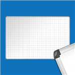 VISIONCHART PRINTED MAGNETIC WHITEBOARD STANDARD FRAME 2100 X 1200MM