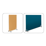 VISIONCHART MOBILE ROOM DIVIDER LIGHTWEIGHT SCREEN 1190 X 1500MM AUTEX COLOURS