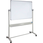 VISIONCHART MOBILE PORCELAIN MAGNETIC WHITEBOARD 1500 X 1200MM