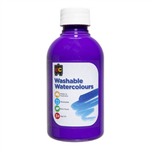 EDUCATIONAL COLOURS WASHABLE WATERCOLOUR PAINT 250ML LILAC