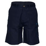 PRIME MOVER MW702 COTTON DRILL SHORT WITH CARGO POCKETS NAVY 107R